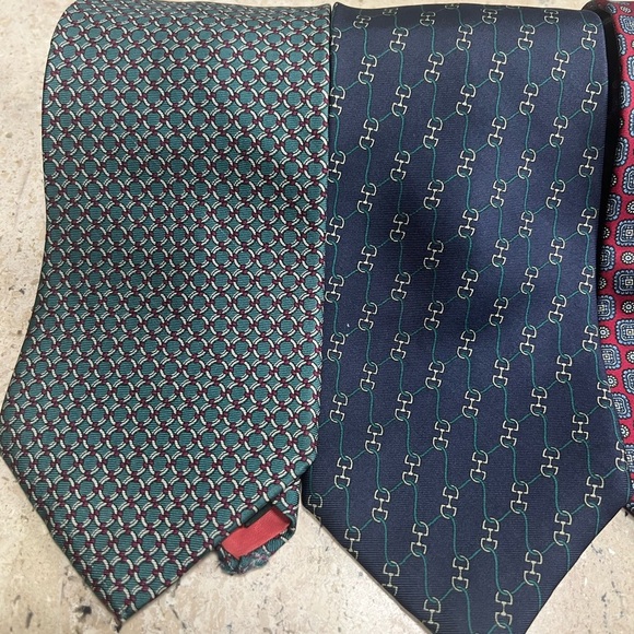 Bert Pulitzer Vintage Lot of 4 100% Silk Ties - Picture 2 of 7
